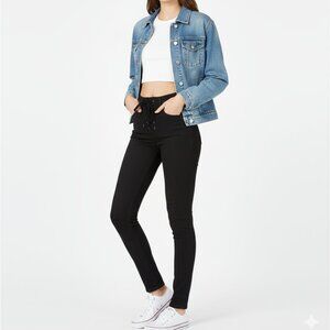 *American Eagle Outfitters Black Tye Up Waist Jeans